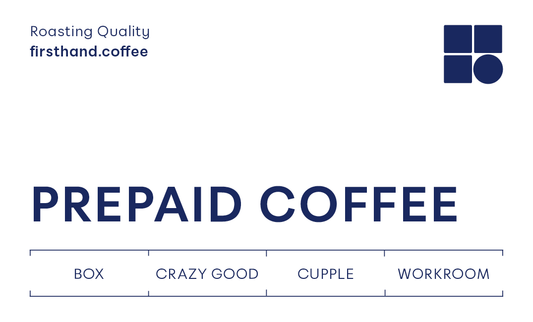 Prepaid Coffee Card